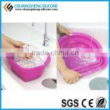 Food Grade Silicone Folding Case, Silicone Bowl, Table Foldable Silicone Box thumbnail-6