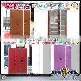 Henan Steelite 3 Door Metal Wardrobe Godrej Almirah Designs With Price thumbnail-1