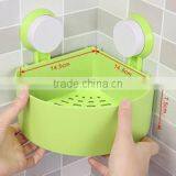 Vacuum Suction Cup Bathroom and Kitchen Plastic Triangle Shelf/holder thumbnail-2