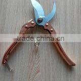 8.5 Inch Copper Plating Hand Tool/pruner Scissors/pruning Shears Trees/garden Tools thumbnail-4