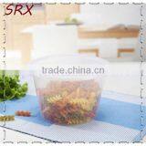 Custom Disposable 300ml 500ml 800ml 1000ml 1750ml Large Clear Plastic PP Round Bowls With Lid thumbnail-4