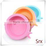 2015 Classic Supplier Price Transparent Colored Plastic Cat Dog Pet Round Bowl Manufacturer thumbnail-1