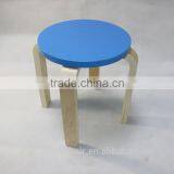 Small Wooden Stools Wholesale Kids Wooden Chairs Stool thumbnail-5