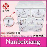 Printing Flower Mini Plastic Storage Drawers thumbnail-1