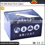 OEM T6 LED 1200Lm 3 Mode Rechargeable Hunting Headlight High Power Headlamp thumbnail-5