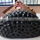 Hand Crafted Wooden Mask of Demon Wall Hanging Made In Nepal thumbnail-4