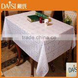 137CM*20M Beautiful Golden PVC Lace Table Cloth for Banquet