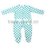 Baby Footed Romper All Over Printed_100% Organic Cotton Comfortable Baby Body Suit and Organic Printed Long Sleeve and Short sl thumbnail-1