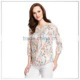 Customized 2014 Top Quality New Design Digital Printing Silk Chiffon Dresses thumbnail-1