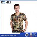 Short Sleeve Camouflage t Shirt 100% Cotton t Shirt for Men thumbnail-3
