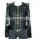 2014 Spring PU Leather Spring Leather Jackets Women thumbnail-1