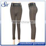 Newest Style Jacquard Weave Leggings for Women 2017 thumbnail-3