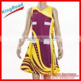 Pro Team Custom Netball Jersey Custom Sublimation Basketball Jersey Netball Dresses
