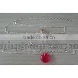 Wholesale 2cm Height Heart Shape Plastic Wish Bottle Necklace thumbnail-1