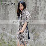 CX-B-65D China Supplier Brown Frost Pattern Long Scarf Shawl thumbnail-1