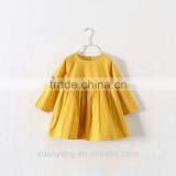 New Design Children Clothing Long Sleeve 100% Cotton Fancy Clothes Wholesale New Model Girl Dress thumbnail-1