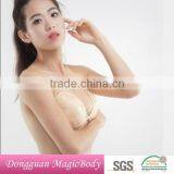 Fashionable Backless Strapless Padded Lace Sexy Net Bra thumbnail-1