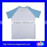 China Cotton Plain Kids T-shirts Super Quality Cheap Color Combination Tshirt for Children thumbnail-2