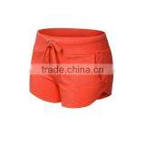 Cotton Fleece Gym Fitness Shorts Plain Bodybuilding Gym Shorts For Women thumbnail-4