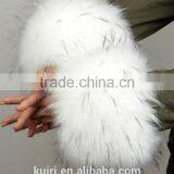 Factory Supply High Quality Extra Large Faux Fur Fox Fur Cuff Oversleeps Hand Ring Wristiest Gloves thumbnail-2