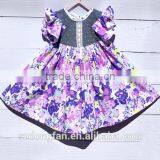Kids Frock Designs - Easter Dress - Boutique Girl Clothing Floral Dress - Girl Dress thumbnail-2