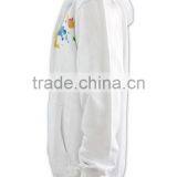 Trade Assurance BSCI Customized Design 2016 Embroidery/screenprint Wholesale White Hoodie thumbnail-3