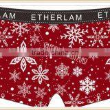 Merry Christmas 88% Polyester 12%Elastic Waist Men Underwear Men Boxer Brief thumbnail-2