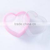 Plastic Storage Containers Heart Pink Transparent thumbnail-2