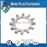 Made in Taiwan External Tooth Lock Washer
