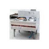 Silver Natural Gas Burner Cooking Stove 370W , Commercial Catering Equipment