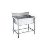 Single / Double / Triple Bowl Commercial Stainless Steel Sinks For Cold / Freezing Room thumbnail-1