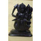 Designed Black Marble Bhairo Baba Statue HANDMADE MARBLE HOME DECOR ART BEST GIFT thumbnail-3