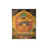 High Quality Kalachakra Standing Thangka Tibetan Nepal thumbnail-1