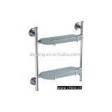 Double Bathroom Shelf(glass Shelf,towel Rack) thumbnail-1