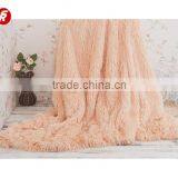 Long Hair Velvet Soft Plush Fake Fur Blanket