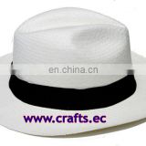 Ecuadorian Toquilla Straw Hats (Panama hat), Original Authentic of White, Natural Color and Colored Models, Made in Ecuador
