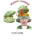 TZ-201324M Animal Snake Hat For Children,Party Animal Hat Kids thumbnail-1