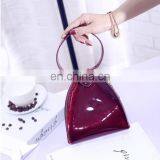 Creative Design Fashion Bright PU Leather Triangle Shoulder Bag Casual Daypack Bags thumbnail-3