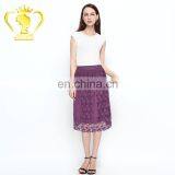 High Quality Elegant Women Long Lace Tulle Skirt thumbnail-4