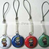 Mobile Phone Use and Printable Custom Logo Pvc Cellphone Cleaner Strap/mobile Phone Screen Cleaner