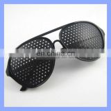 Eye Care Plastic Dioptric Pinhole Grid Glasses
