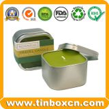 Round Metal Gift Box Candle Tin
