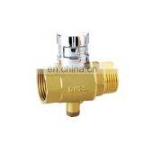 Brass Magnetically Controlled Locking Trunnion Ball Valve Gas Ball Valve thumbnail-5