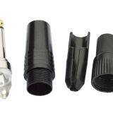 6.35 mm Mono Male Jack Phone Plug Audio Connector Gold Tip thumbnail-2