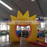 High Quality Decorative Sun Flower Archway Entrance Inflatable Arch for Nursery School Open thumbnail-2