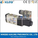5 Port 2 Position Internal Pilot Alloy Material Pneumatic Electrical Valve Model 4V310-10 thumbnail-3
