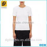 China Factory Wholesale OEM Design Lady White T Shirt 2016 thumbnail-1