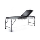 Hospital Medical Portable Stainless Steel Examination Bed with lifting back