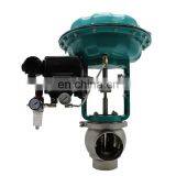 Pneumatic Membrane Control Valve With Electric Actuator With Positioner thumbnail-2