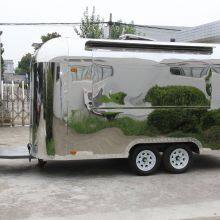 Mirror Type Silver Sparkling Stainless Steel Mirror Diners Snack Car Fashionable Coffee Shop thumbnail-1